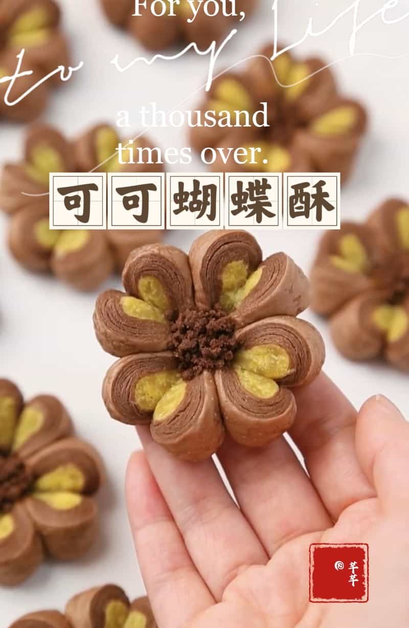 可可蝴蝶酥
