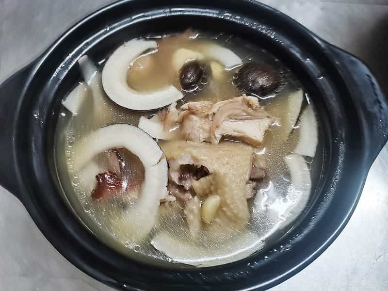 無花果蜜棗椰肉養生雞湯