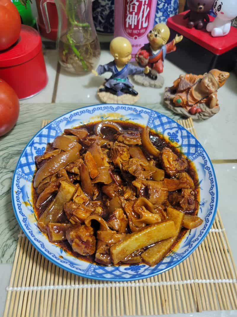 辣豆瓣醬燒護心肉