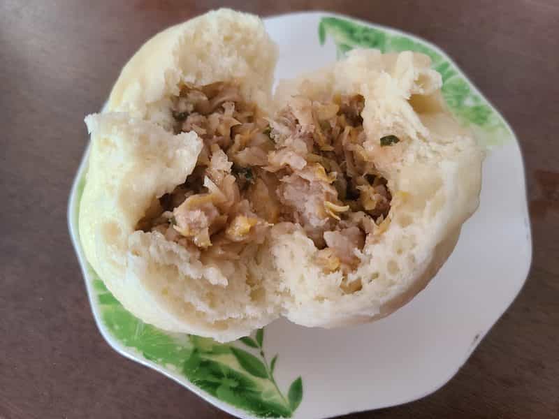 酸菜豬肉餡包子
