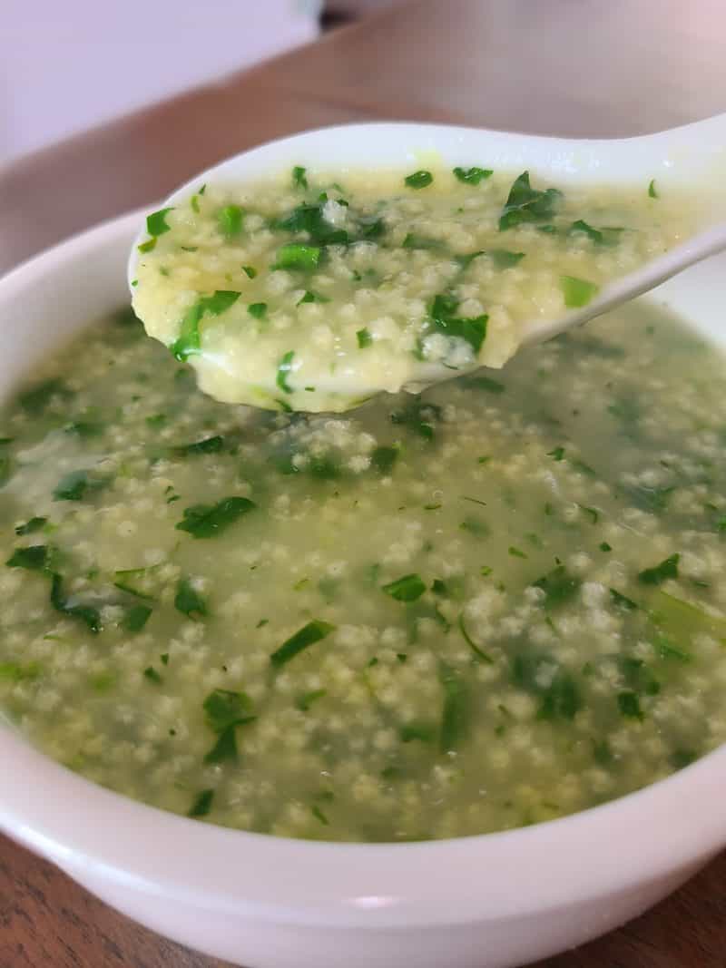 薺菜小米粥