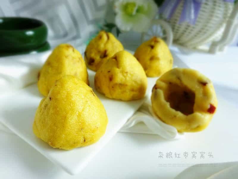 雜糧紅棗窩窩頭