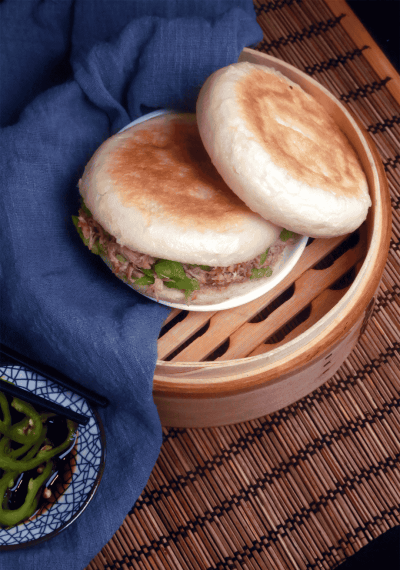 多汁肉夾饃