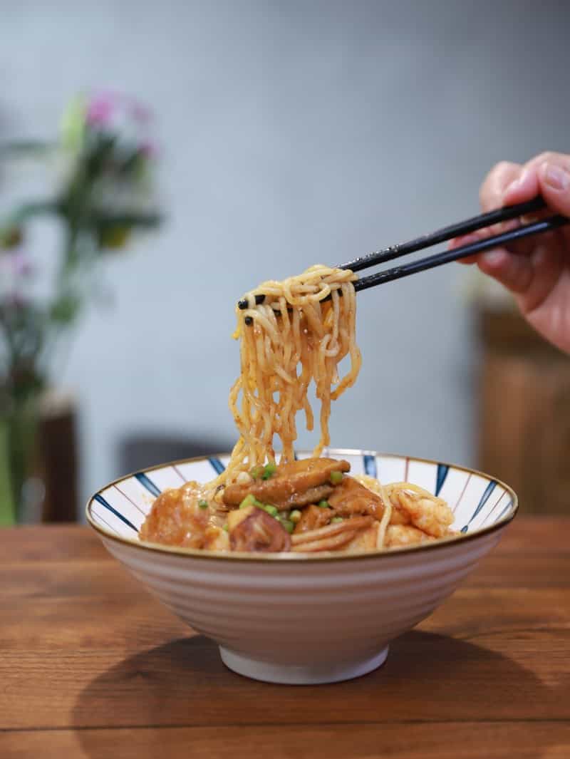 廈門宵夜的風味沙茶麵