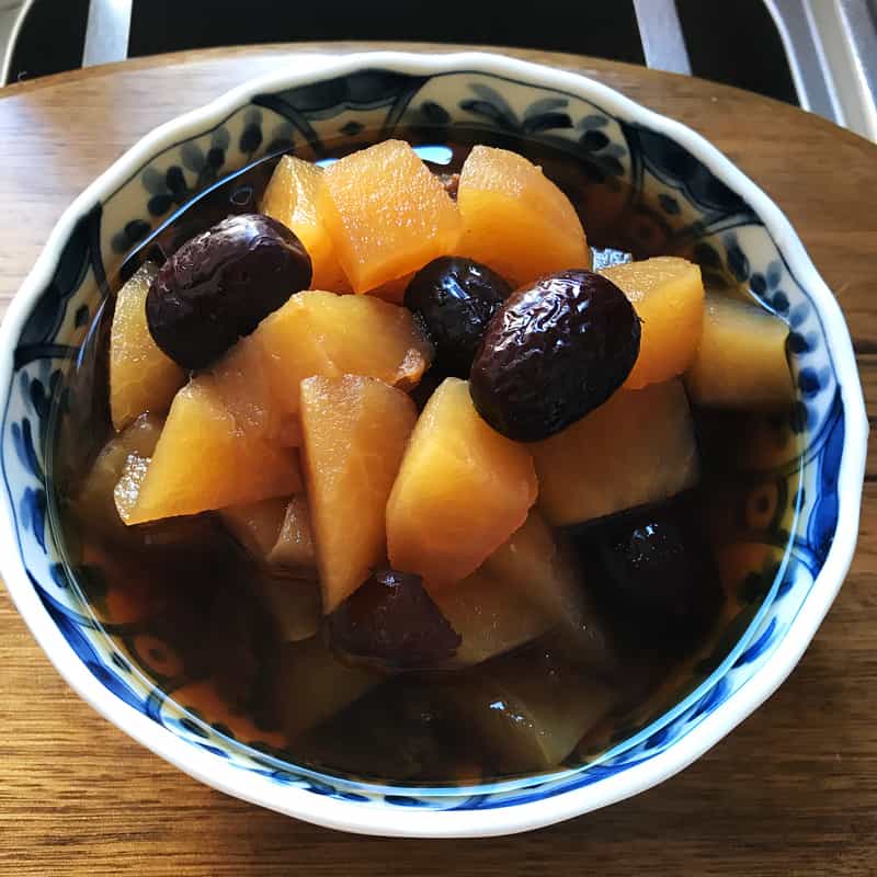 西洋蔘紅棗蘋果湯