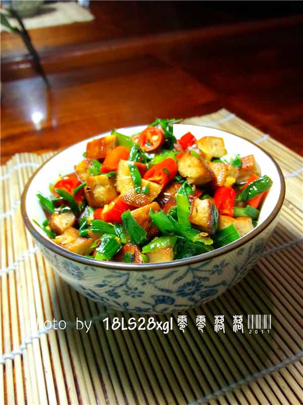 韭菜炒豆乾