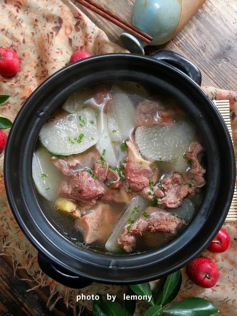 清燉羊肉蘿蔔湯