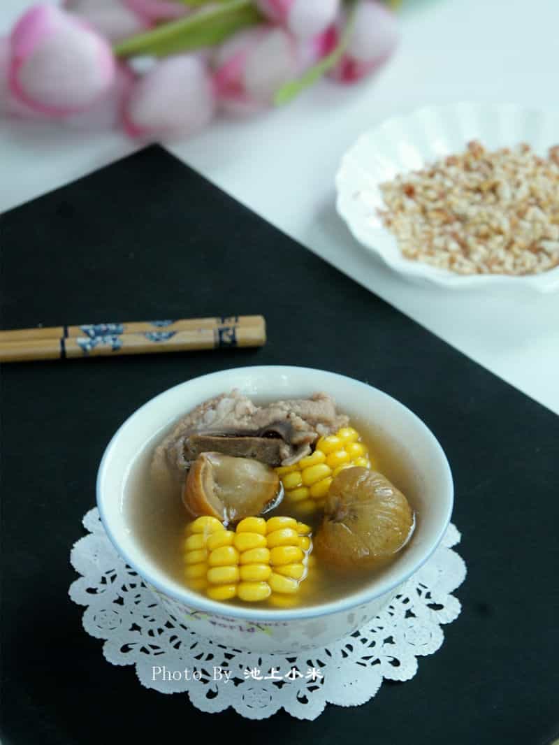 栗子玉米扇骨湯
