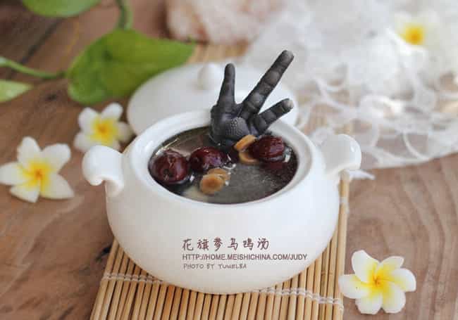 花旗參烏雞湯