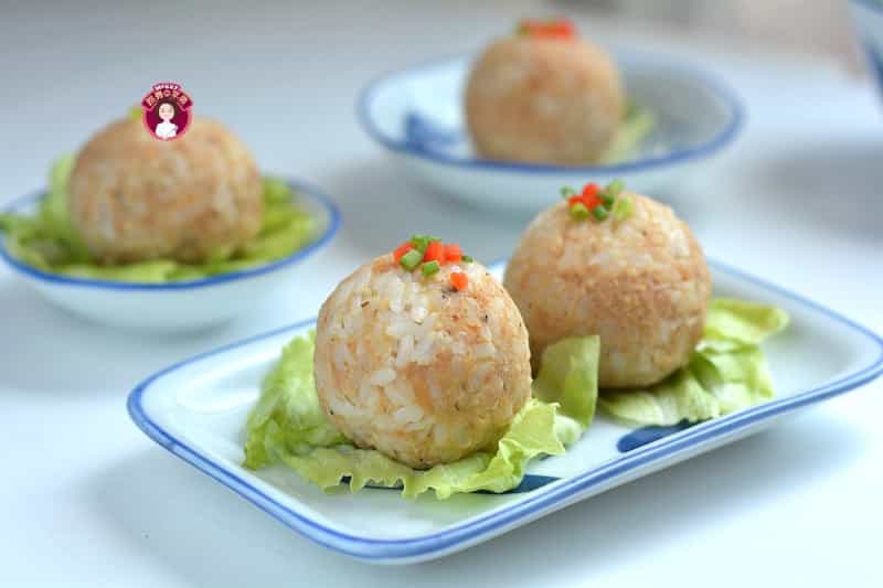 低脂雞肉米飯團子