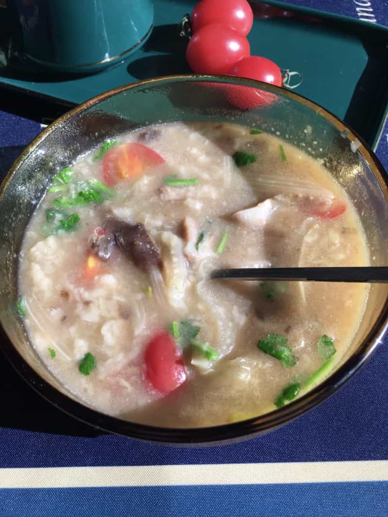 海參豬肉高麗菜疙瘩湯