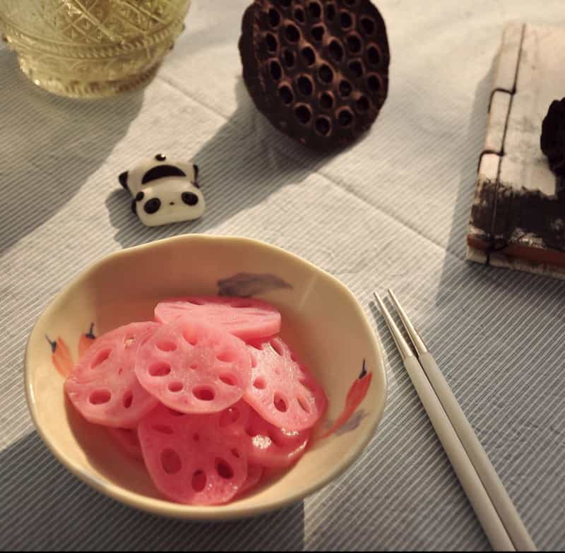 胭脂紅藕