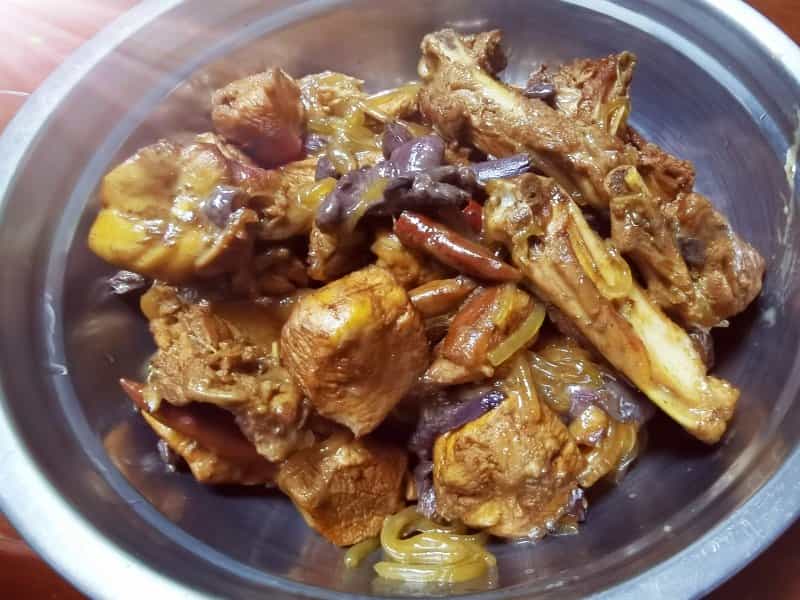 小雞燉蘑菇