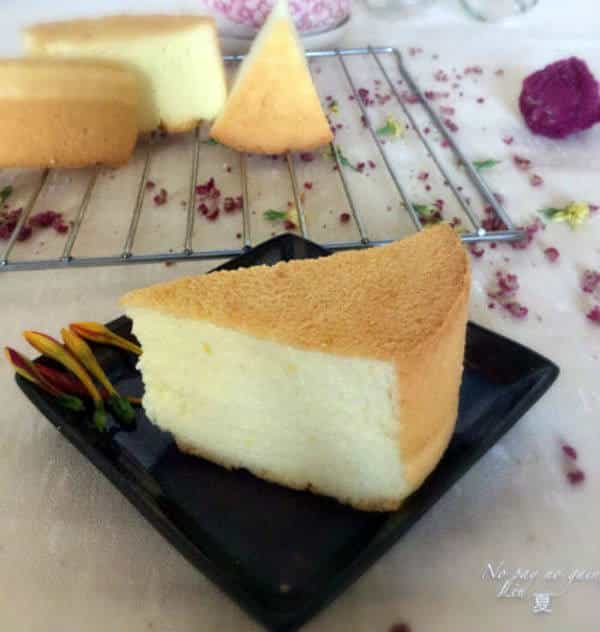 六寸原味戚風蛋糕