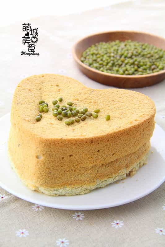 綠豆戚風蛋糕