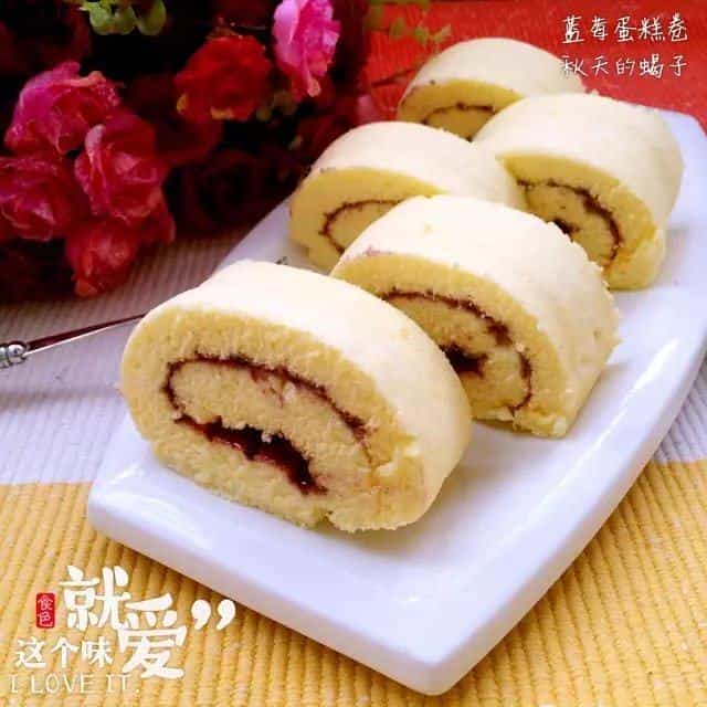 藍莓蛋糕卷