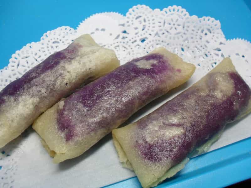 紫薯春捲