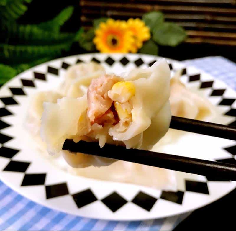 蝦仁玉米水餃