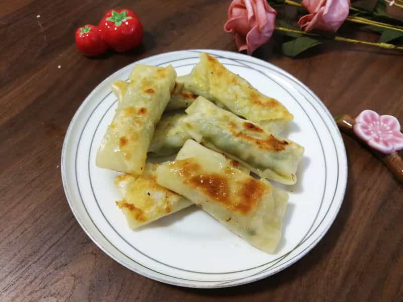 蝦仁薺菜春捲