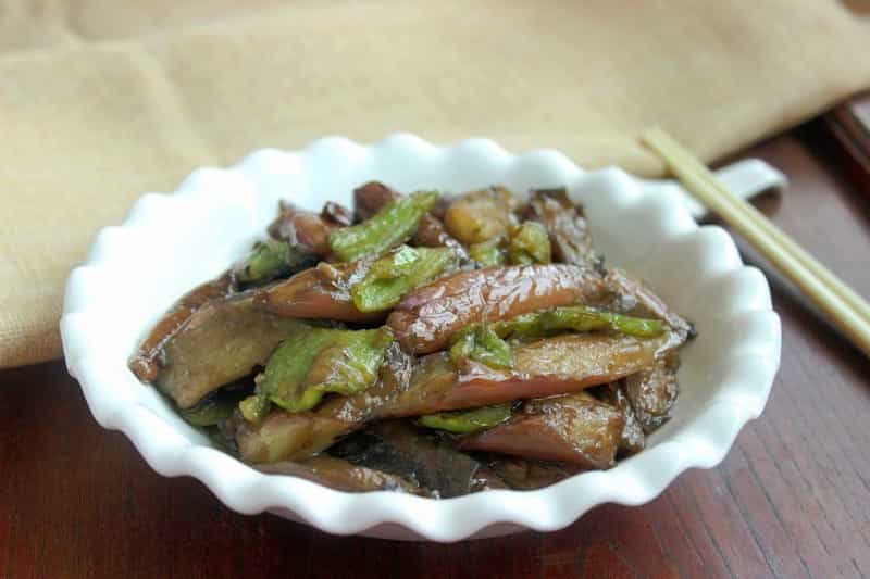 青椒炒茄子