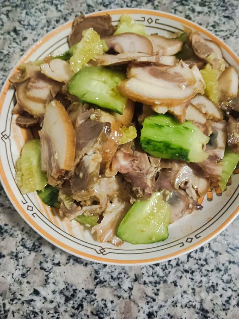 豬頭肉拌黃瓜