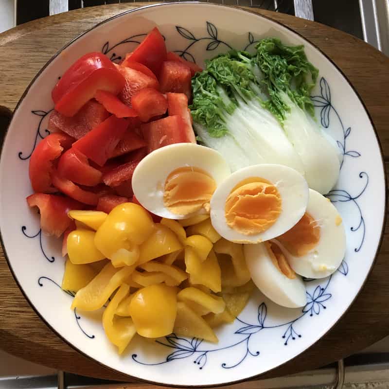 菜椒雞蛋低脂餐