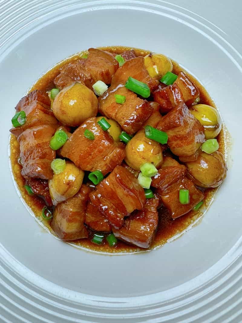 栗子燜五花肉
