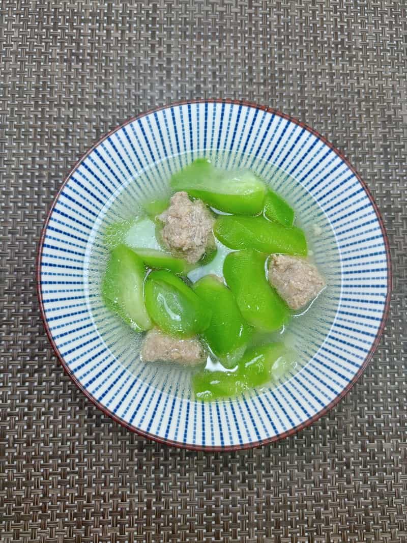 乾貝絲瓜肉湯