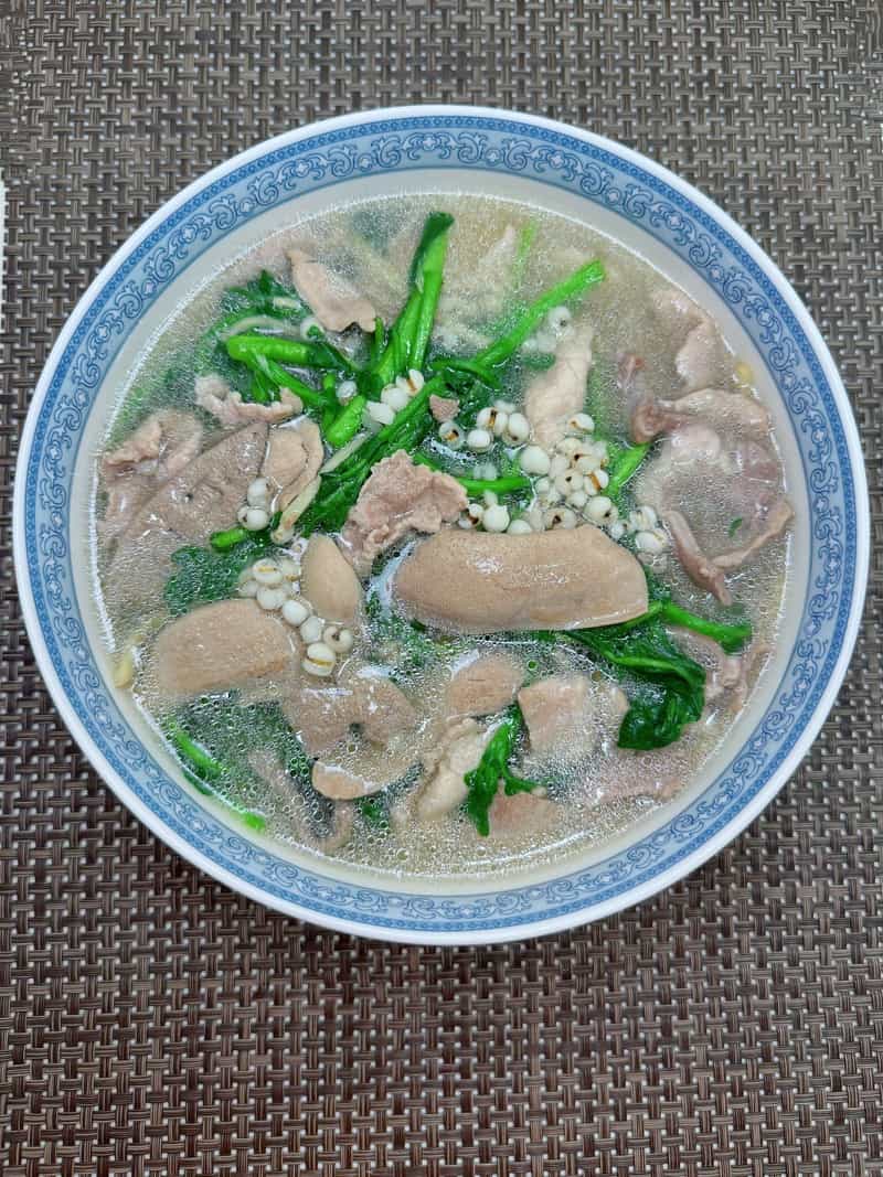 薏米西洋菜豬雜湯
