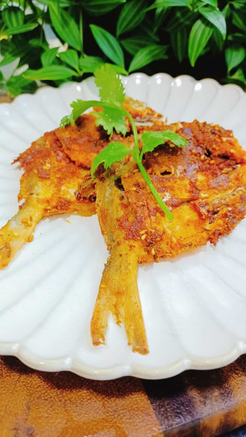乾煎鯧魚