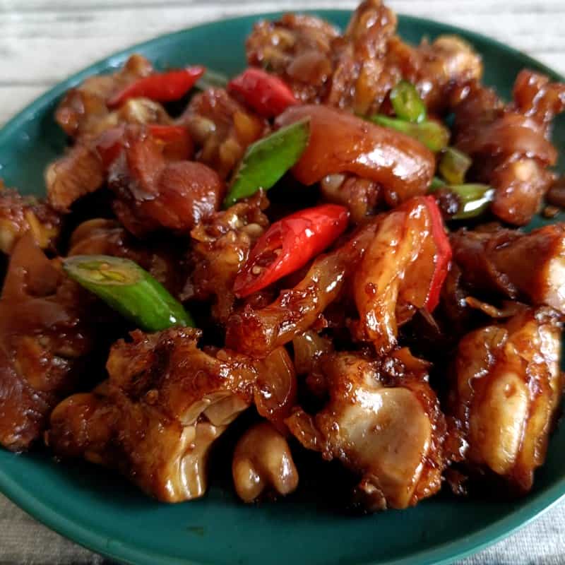 杭椒炒豬蹄