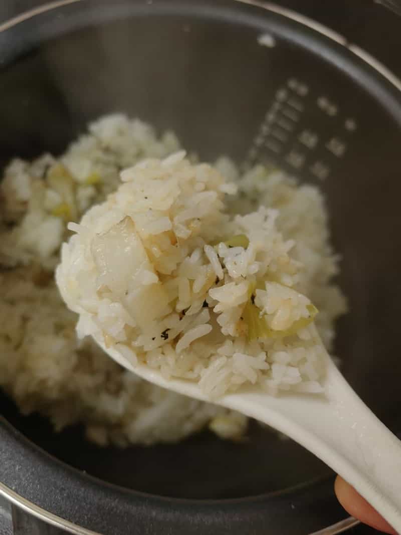 青筍菜飯