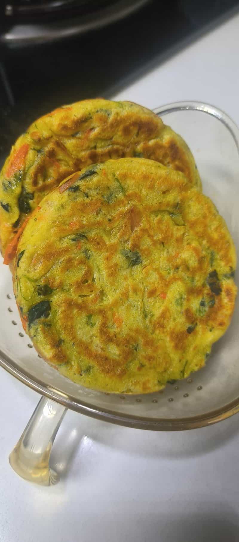 蔬菜玉米粉餅