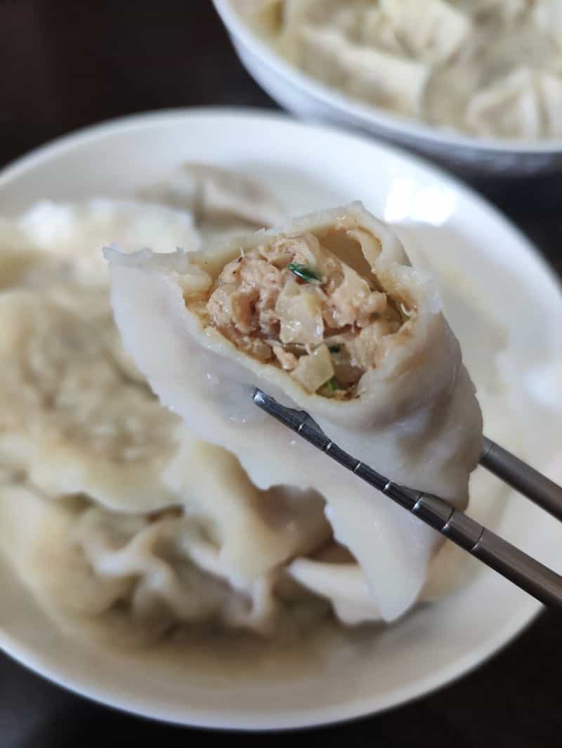 白菜大蔥餃