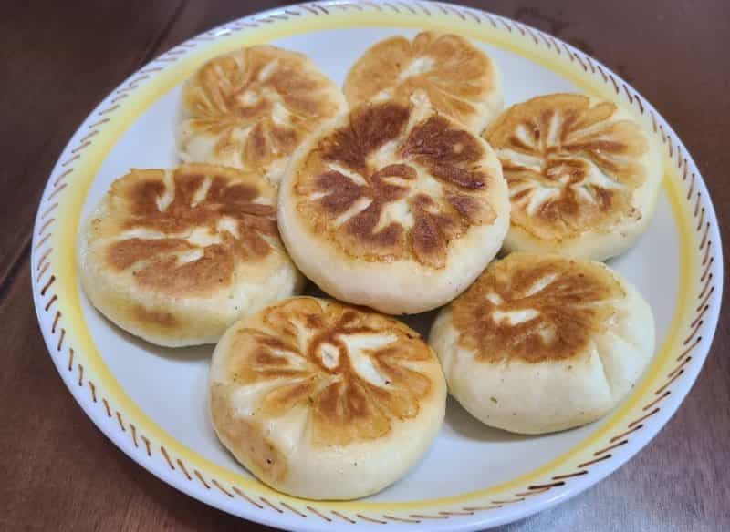 南瓜豬肉餡生煎包
