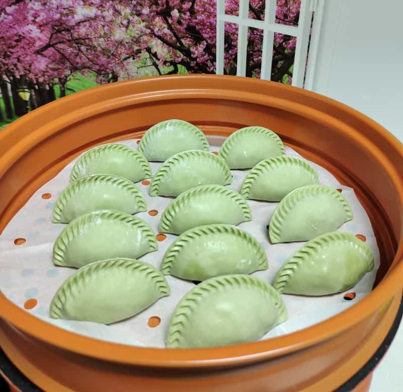 香菇餡蒸餃