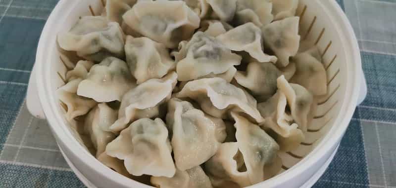 小白菜肉餃子