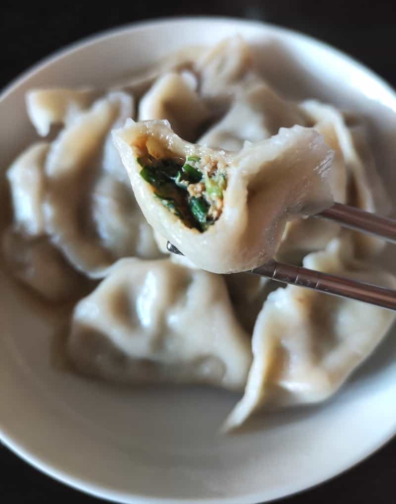 韭菜肉餃