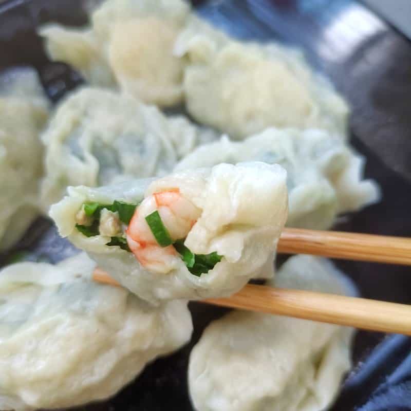 野蝦仁水餃