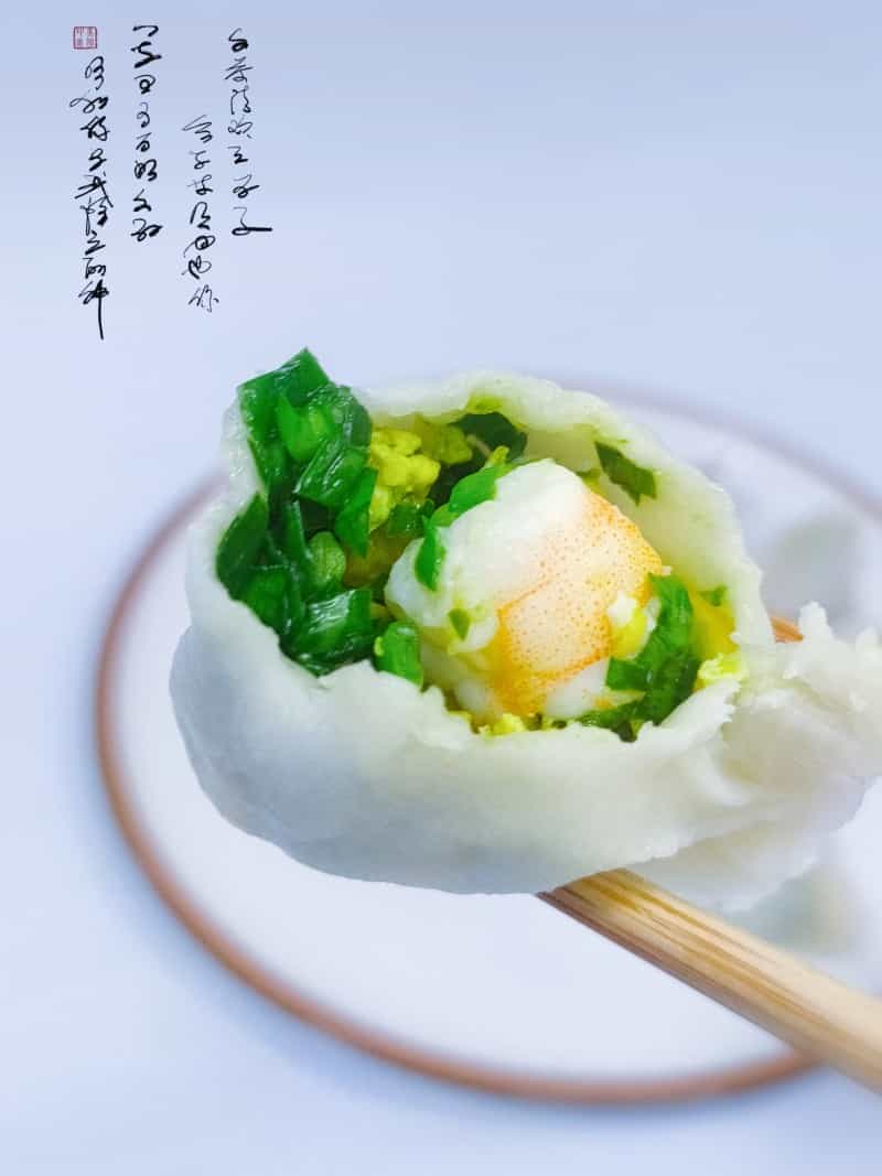 韭菜蝦仁水餃
