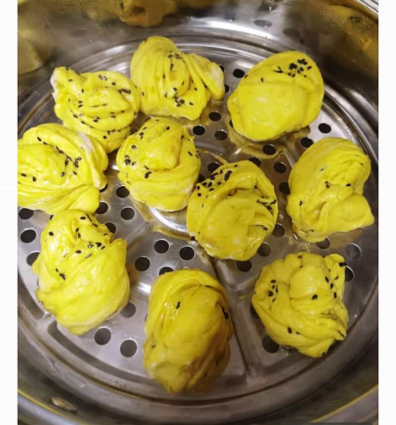 南瓜花卷