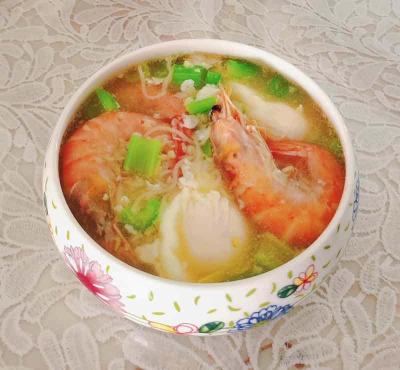 鮮蝦蛋麵