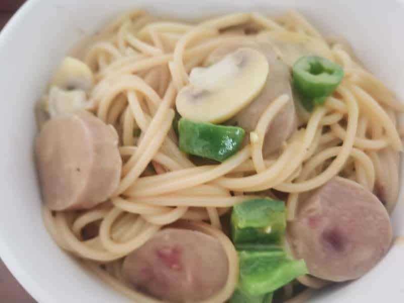 奶油蘑菇意麵