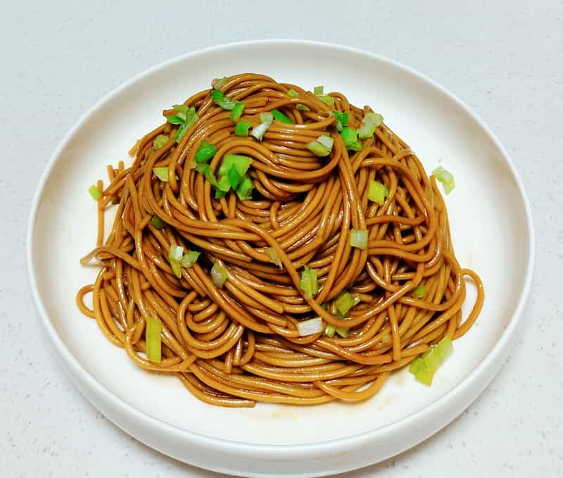 自製蔥油拌麵