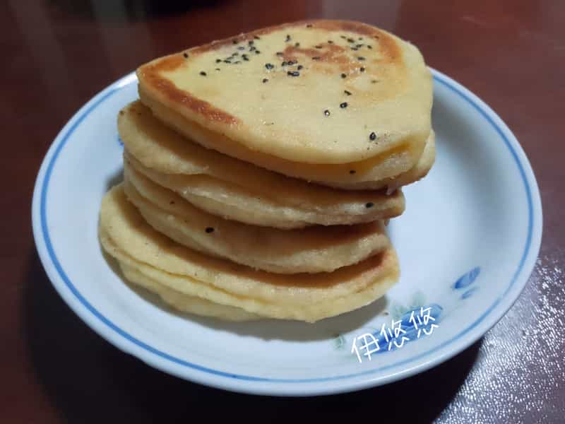 玉米粉多層髮麵餅