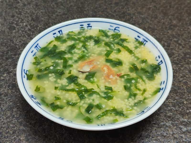 苦麥菜小米粥