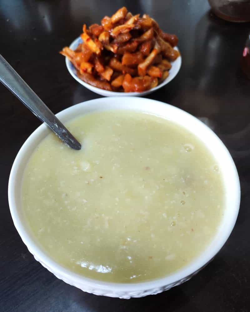 燕麥玉米粉粥