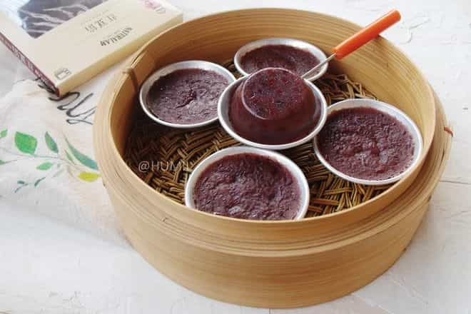 純紅豆缽仔糕