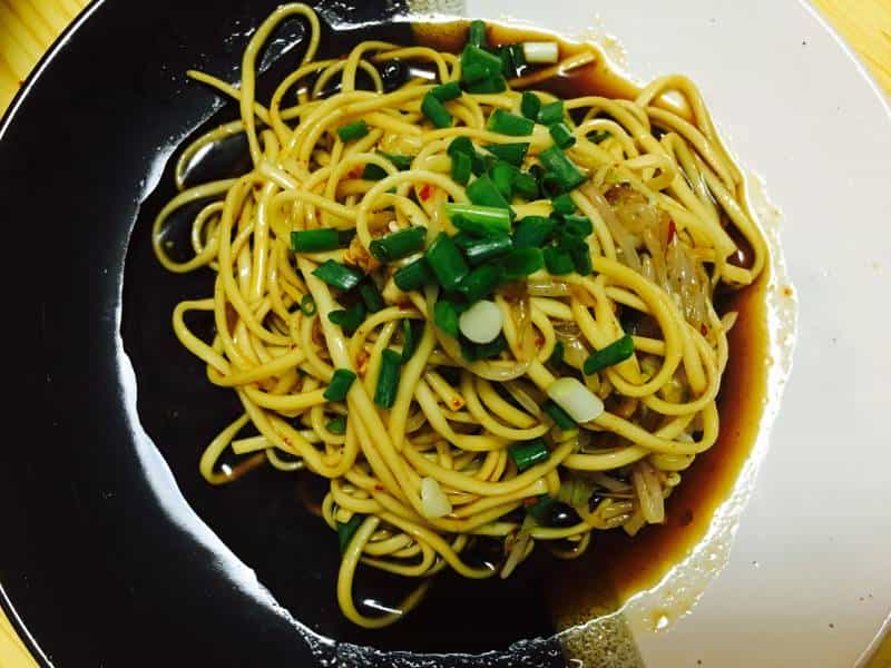 素涼面