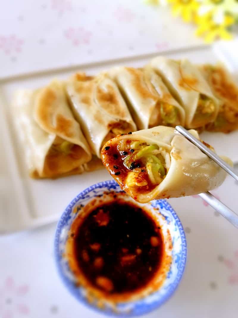角瓜雞蛋蝦鍋貼